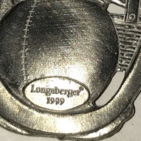 Longaberger 1999‎ Pewter Christmas Ornaments - Picture 4 of 9
